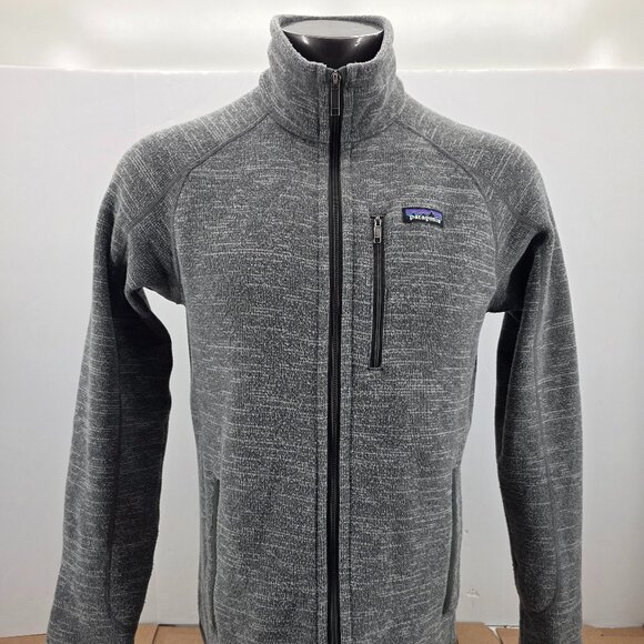 Patagonia Men's Performance Better Sweater Full Zip  Stonewash Grey M - Picture 1 of 10